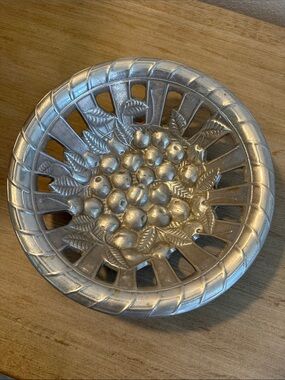 Wilton Armetale Silver Fruit Basket Bowl